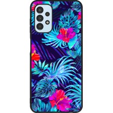 Coque Samsung Galaxy A13 - Silicone rigide noir Blue Forest