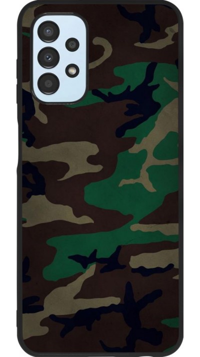 Hülle Samsung Galaxy A13 - Silikon schwarz Camouflage 3