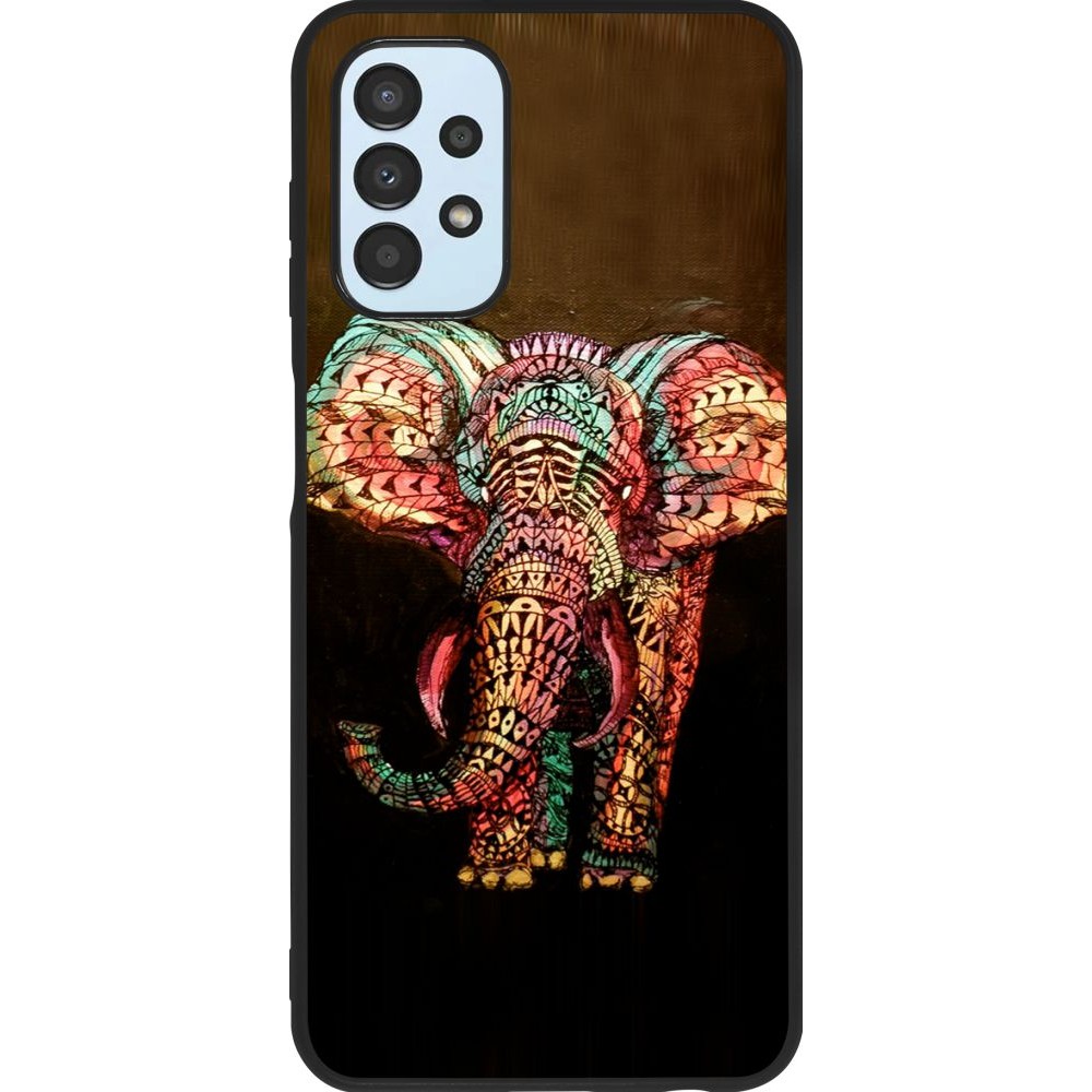 Hülle Samsung Galaxy A13 - Silikon schwarz Elephant 02