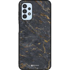 Hülle Samsung Galaxy A13 - Silikon schwarz Grey Gold Marble