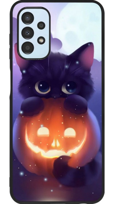 Hülle Samsung Galaxy A13 - Silikon schwarz Halloween 17 15