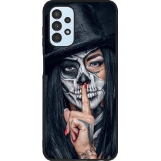 Hülle Samsung Galaxy A13 - Silikon schwarz Halloween 18 19