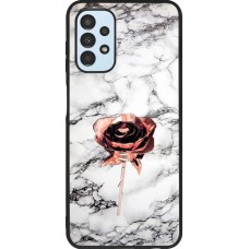 Hülle Samsung Galaxy A13 - Silikon schwarz Marble Rose Gold