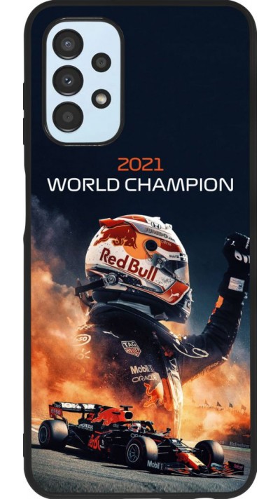 Hülle Samsung Galaxy A13 - Silikon schwarz Max Verstappen 2021 World Champion