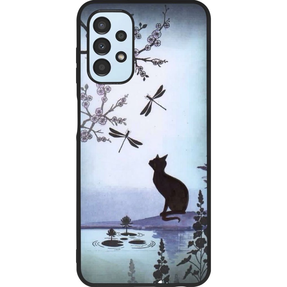 Coque Samsung Galaxy A13 - Silicone rigide noir Spring 19 12