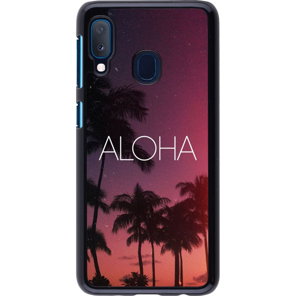 Hülle Samsung Galaxy A20e - Aloha Sunset Palms