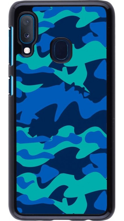 Coque Samsung Galaxy A20e - Camo Blue