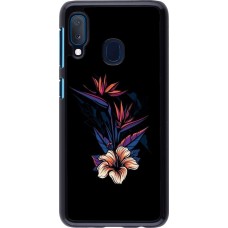 Coque Samsung Galaxy A20e - Dark Flowers