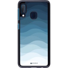 Hülle Samsung Galaxy A20e - Flat Blue Waves