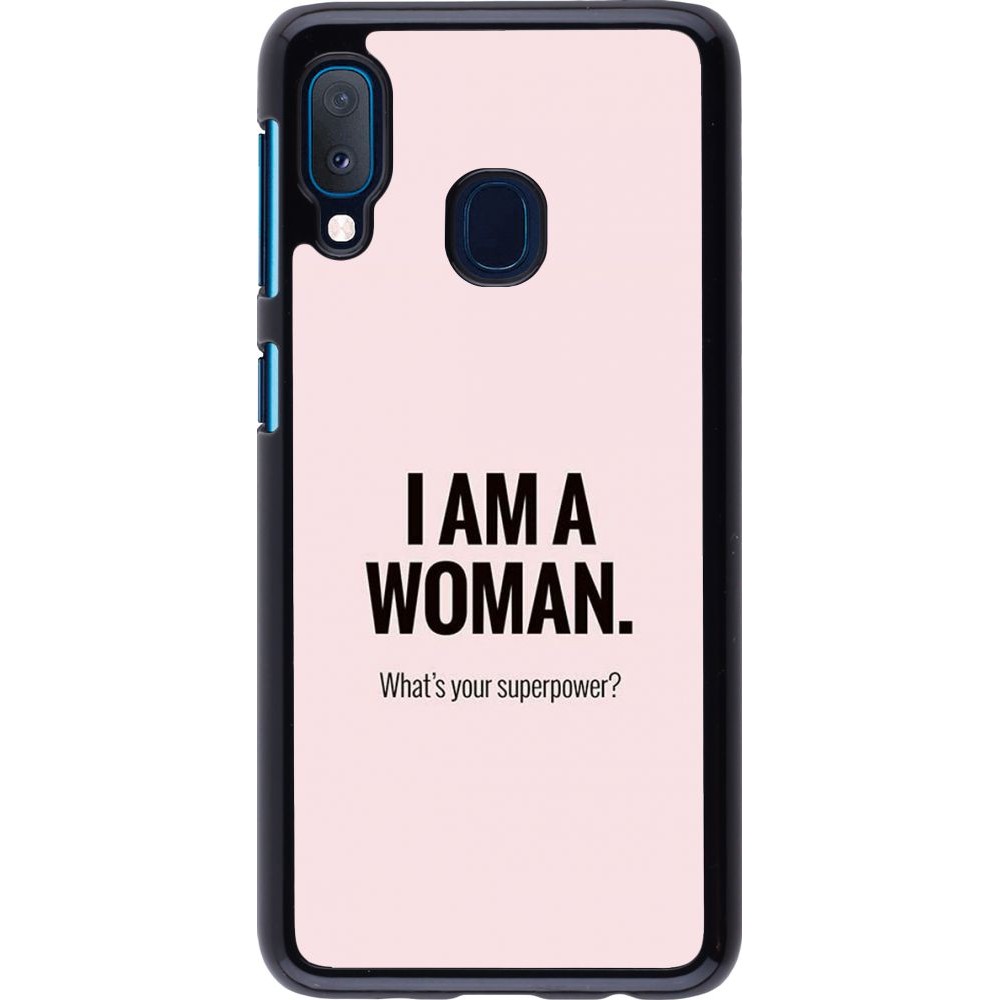 Hülle Samsung Galaxy A20e - I am a woman
