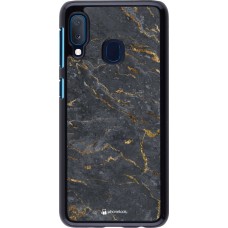 Coque Samsung Galaxy A20e - Grey Gold Marble