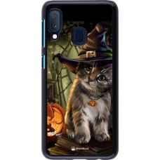 Hülle Samsung Galaxy A20e - Halloween 21 Witch cat