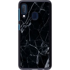 Coque Samsung Galaxy A20e - Marble Black 01