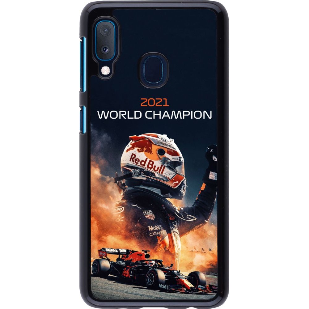 Coque Samsung Galaxy A20e - Max Verstappen 2021 World Champion