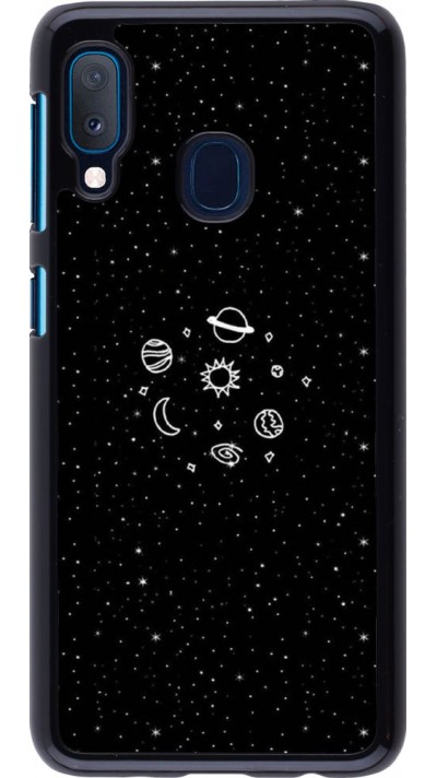 Coque Samsung Galaxy A20e - Space Doodle