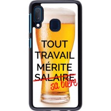 Coque Samsung Galaxy A20e - Tout travail mérite sa bière