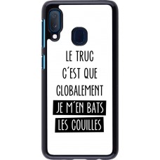 Hülle Samsung Galaxy A20e - Le truc globalement bats les couilles