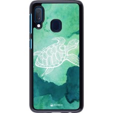 Hülle Samsung Galaxy A20e - Turtle Aztec Watercolor