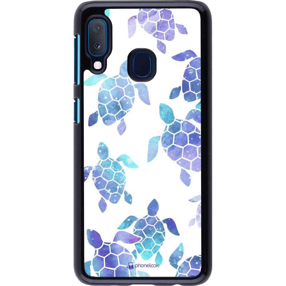 Hülle Samsung Galaxy A20e - Turtles pattern watercolor
