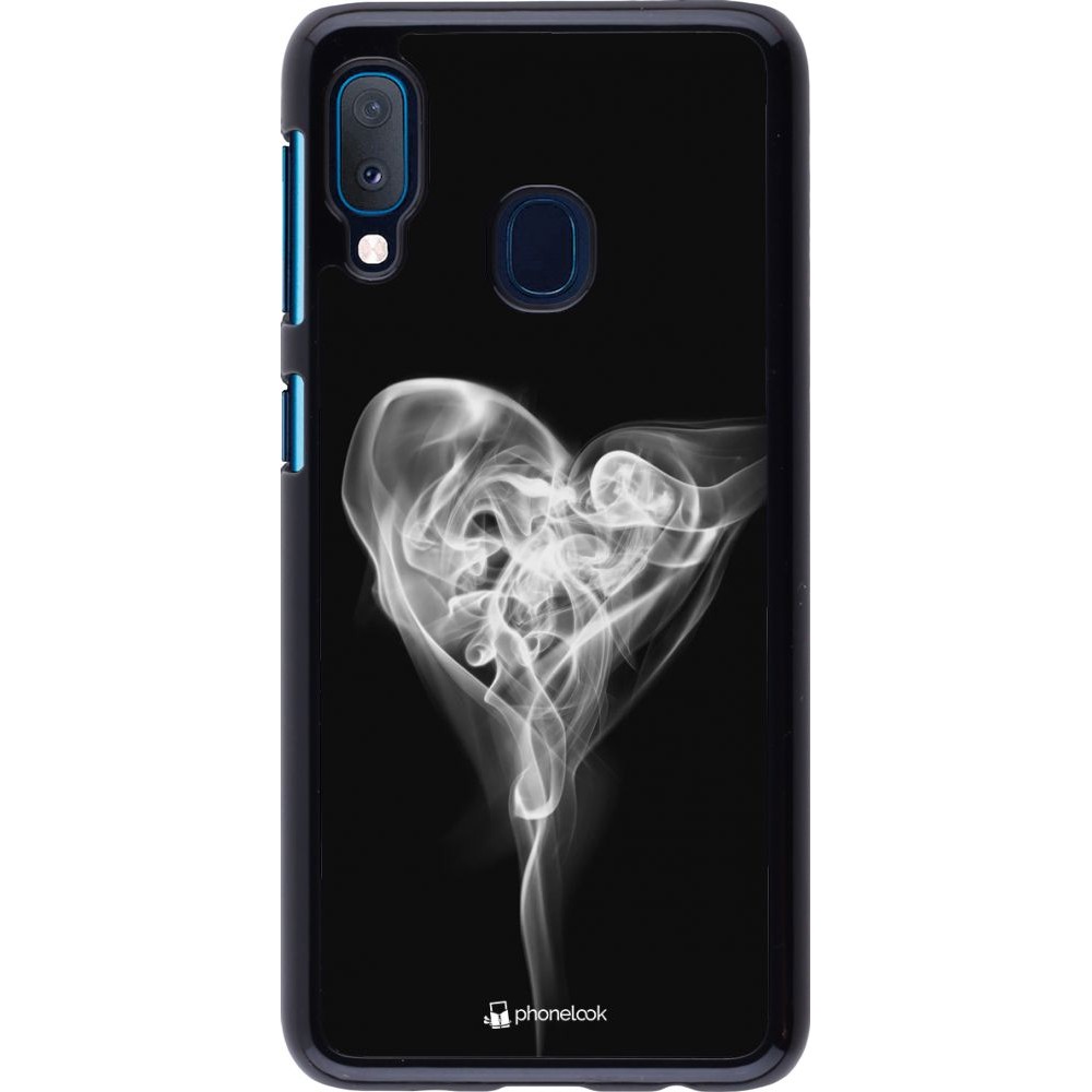 Hülle Samsung Galaxy A20e - Valentine 2022 Black Smoke