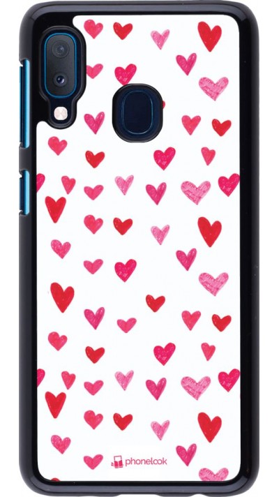 Hülle Samsung Galaxy A20e - Valentine 2022 Many pink hearts