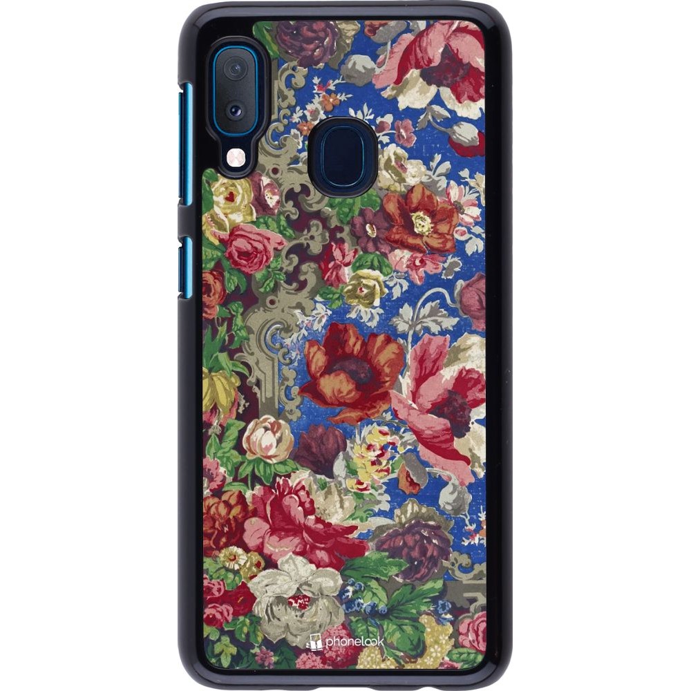 Coque Samsung Galaxy A20e - Vintage Art Flowers