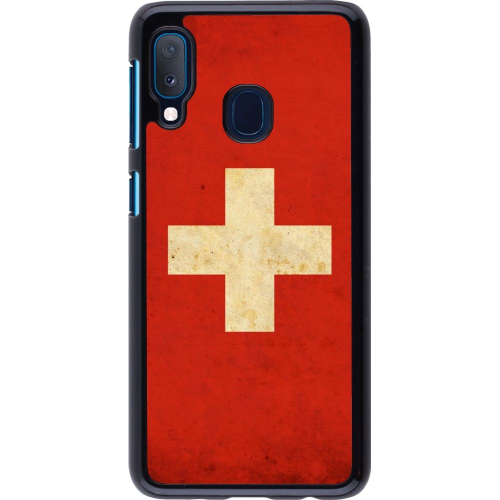 Hülle Samsung Galaxy A20e - Vintage Flag SWISS