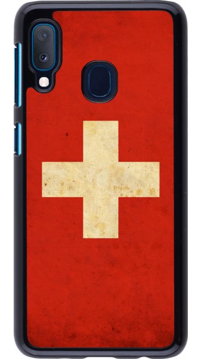 Hülle Samsung Galaxy A20e - Vintage Flag SWISS