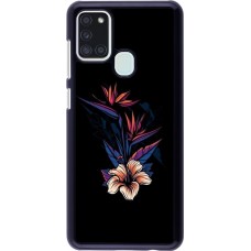 Hülle Samsung Galaxy A21s - Dark Flowers