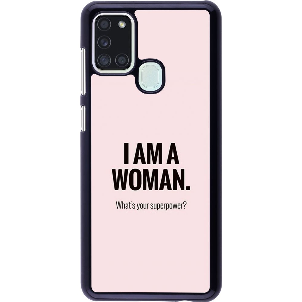 Coque Samsung Galaxy A21s - I am a woman