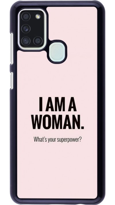 Coque Samsung Galaxy A21s - I am a woman