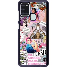 Coque Samsung Galaxy A21s - Girl Power Collage