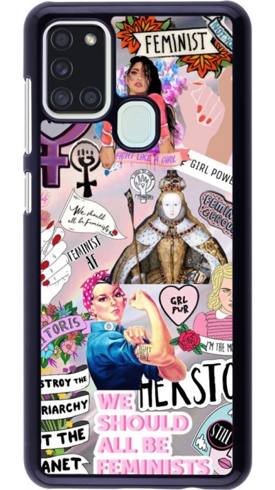 Coque Samsung Galaxy A21s - Girl Power Collage