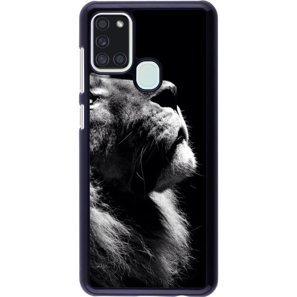 Coque Samsung Galaxy A21s - Lion looking up