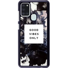 Coque Samsung Galaxy A21s - Marble Good Vibes Only