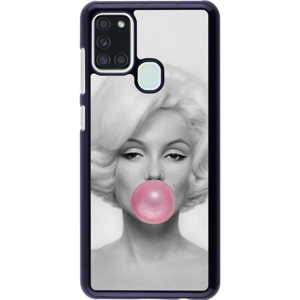 Hülle Samsung Galaxy A21s - Marilyn Bubble