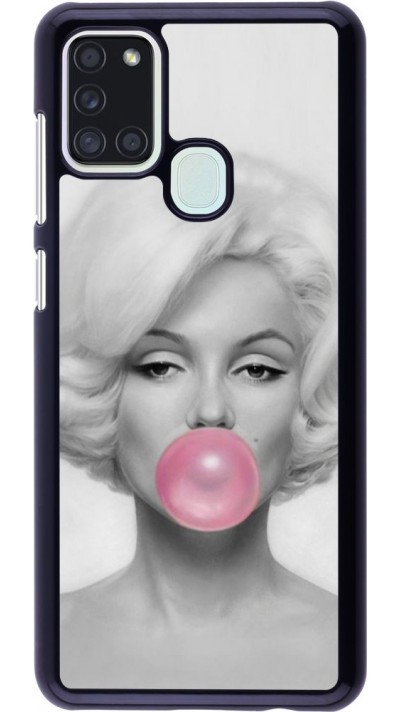 Coque Samsung Galaxy A21s - Marilyn Bubble