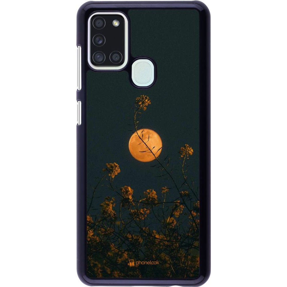 Coque Samsung Galaxy A21s - Moon Flowers