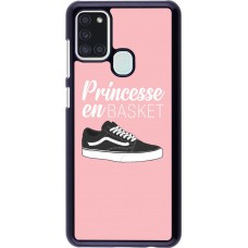 Coque Samsung Galaxy A21s - princesse en basket