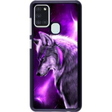 Coque Samsung Galaxy A21s - Purple Sky Wolf