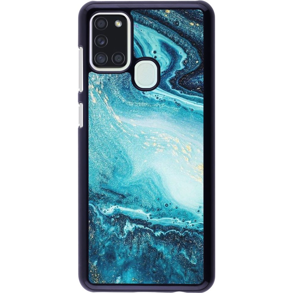 Hülle Samsung Galaxy A21s - Sea Foam Blue