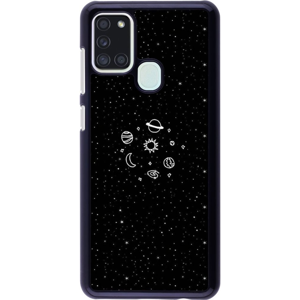 Coque Samsung Galaxy A21s - Space Doodle