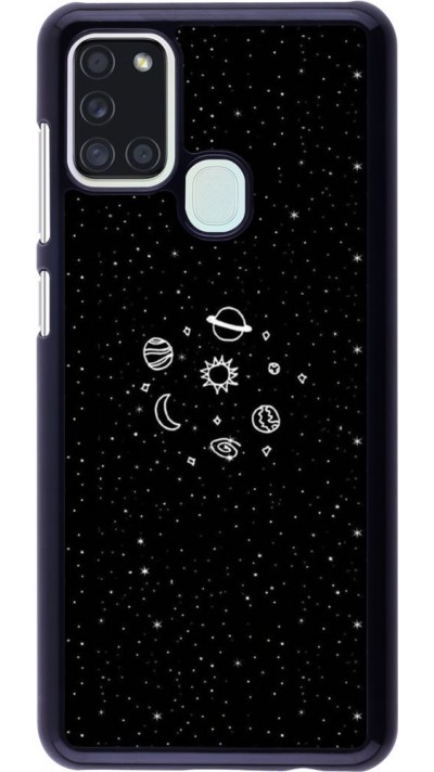 Coque Samsung Galaxy A21s - Space Doodle