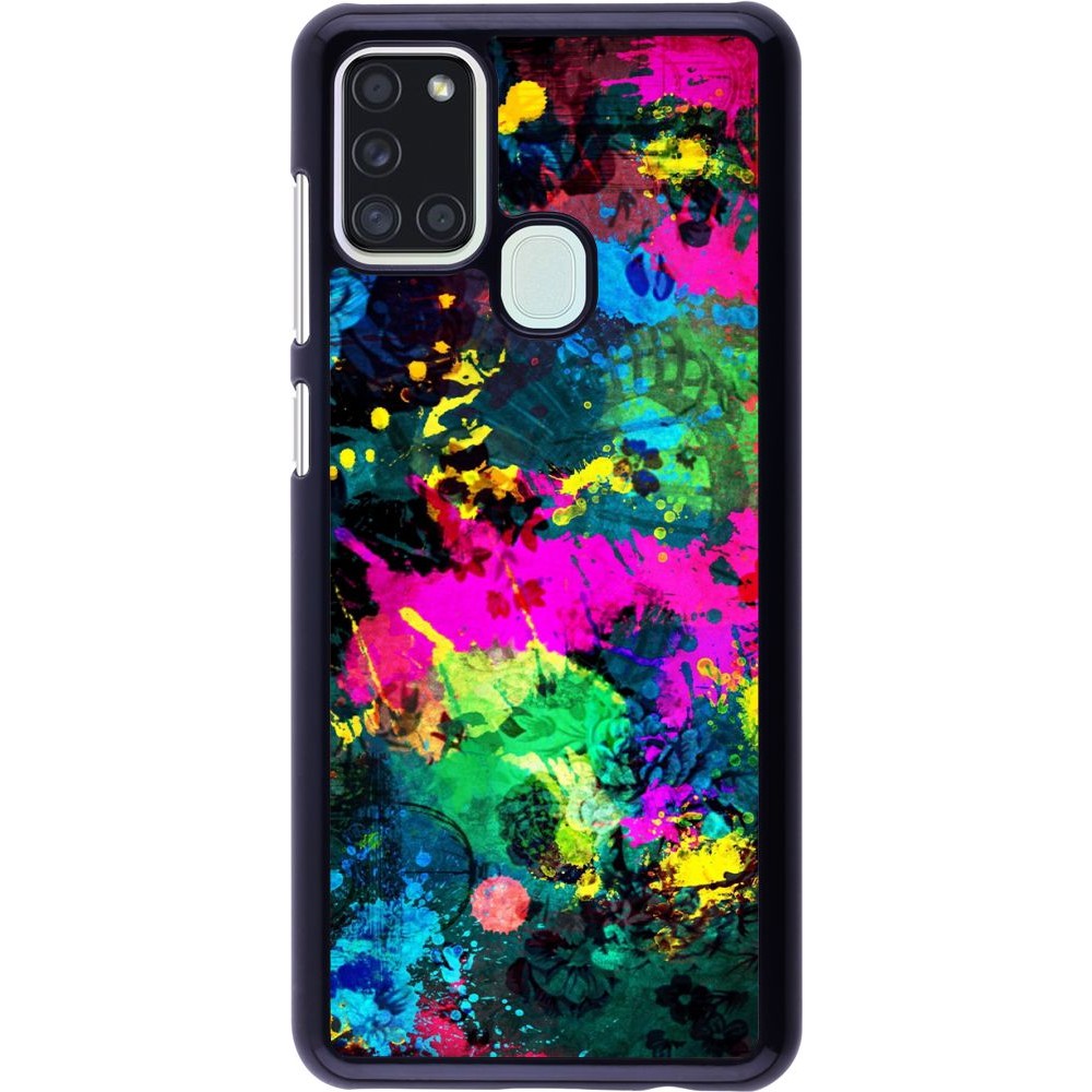 Coque Samsung Galaxy A21s - splash paint