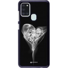 Hülle Samsung Galaxy A21s - Valentine 2022 Black Smoke