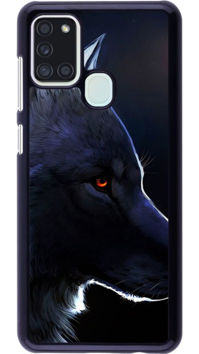 Coque Samsung Galaxy A21s - Wolf Shape