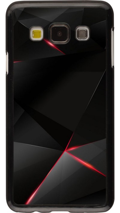 Coque Samsung Galaxy A3 - Black Red Lines