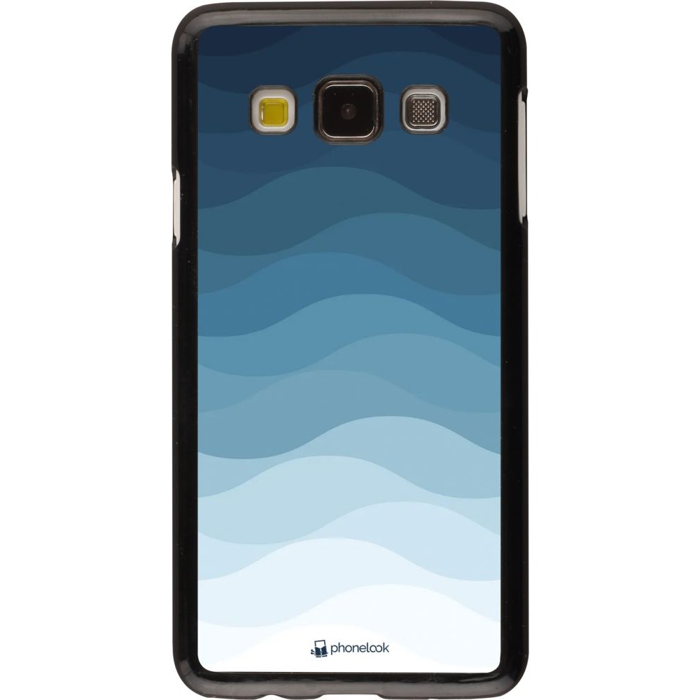 Hülle Samsung Galaxy A3 (2015) - Flat Blue Waves