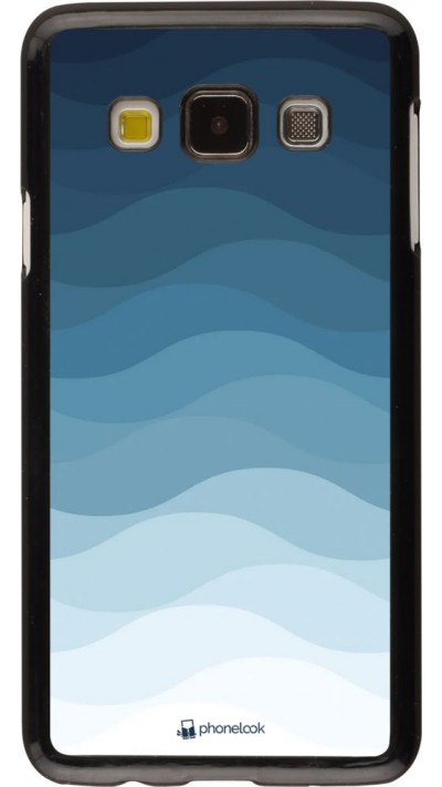 Hülle Samsung Galaxy A3 (2015) - Flat Blue Waves