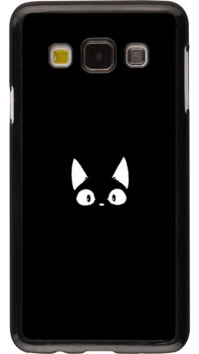 Coque Samsung Galaxy A3 (2015) - Funny cat on black